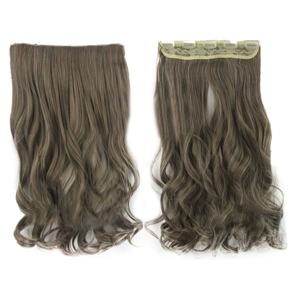 Long Curled Hair Extension 5 Cards Wig   M8/613# - Mega Save Wholesale & Retail