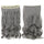 Long Curled Hair Extension 5 Cards Wig   granny grey - Mega Save Wholesale & Retail