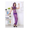 Pole Dance DS Lead Dancer Garment Halloween Night Club Costume India Belly Dance  purple M - Mega Save Wholesale & Retail - 1