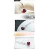 CYW factory direct s925 diamond droplets amethyst pendant Korean fashion silver pendant pendant