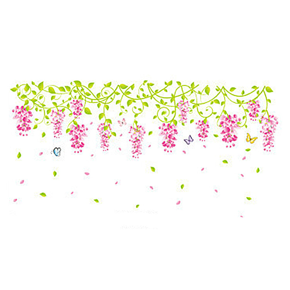 Waterproof Removeable Wallpaper Wall Sticker Wisteria - Mega Save Wholesale & Retail - 1