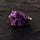 Body Puncture Ornament Water-drop Shape Navel Ring   gold plated purple zircon - Mega Save Wholesale & Retail - 3