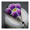 National Style Vintage Cloth Bell Embroidery Long Earrings