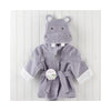 15 Color Children Bathrobe Pure Cotton Good Hydroscopicity Cartoon Cute Sleepwear Pajamas   Purple Hippo