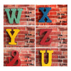 America Vintage Letters Wall Hanging Decoration   E - Mega Save Wholesale & Retail - 4