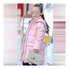 Winter Boy Girl Children Garment Long Down Coat   pink   120cm - Mega Save Wholesale & Retail - 2