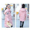 Winter Boy Girl Children Garment Long Down Coat   pink   120cm - Mega Save Wholesale & Retail - 3