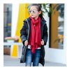 Winter Boy Girl Children Garment Long Down Coat   black   120cm - Mega Save Wholesale & Retail - 1