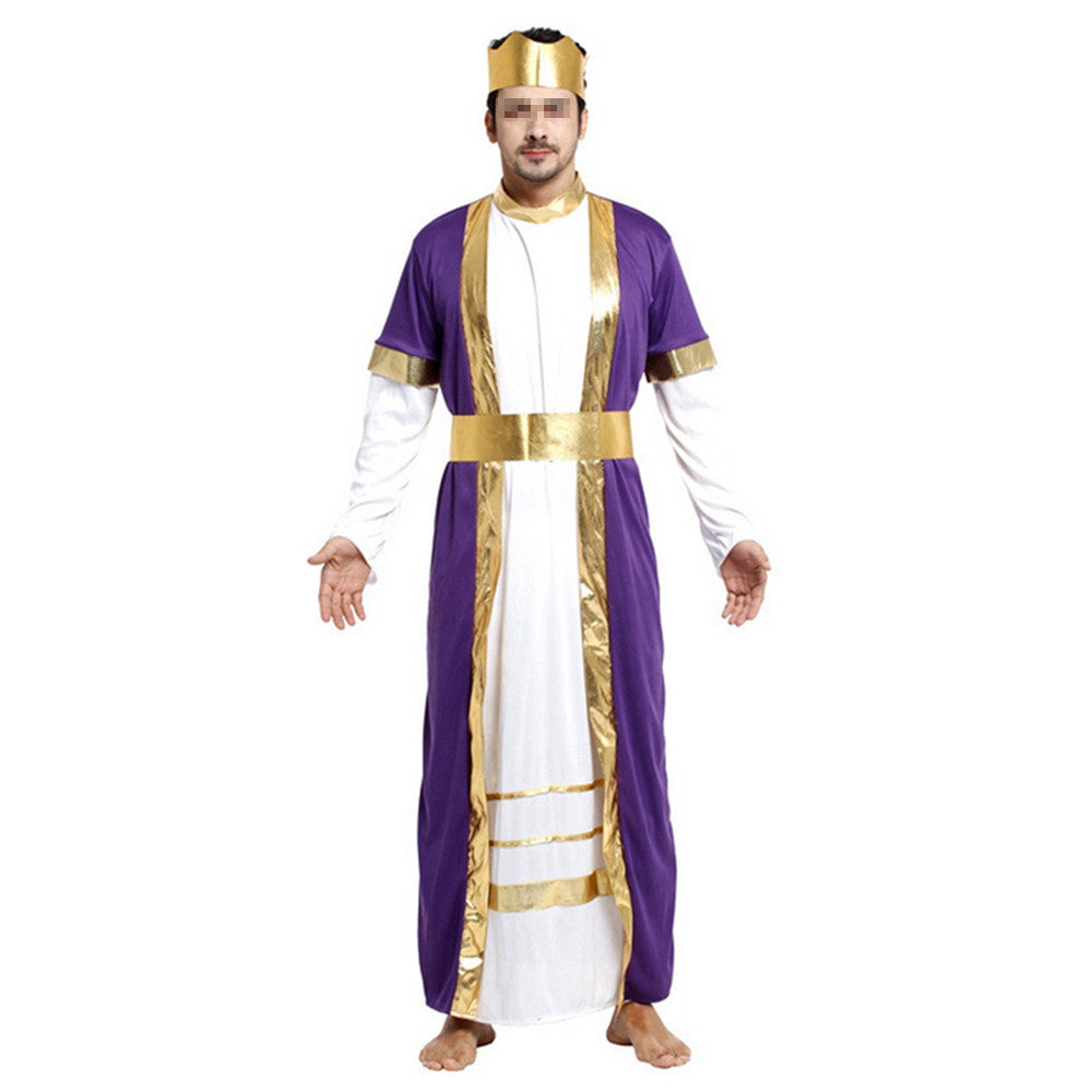 Halloween Cosplay Mask Costume Ball Costumes King Robe - Mega Save Wholesale & Retail - 1