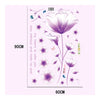 Wallpaper Wall Sticker Flower Creative Removeable - Mega Save Wholesale & Retail - 2