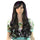 Tilted Frisette Long Curled Hair Cap Anime Cosplay Wig - Mega Save Wholesale & Retail - 1