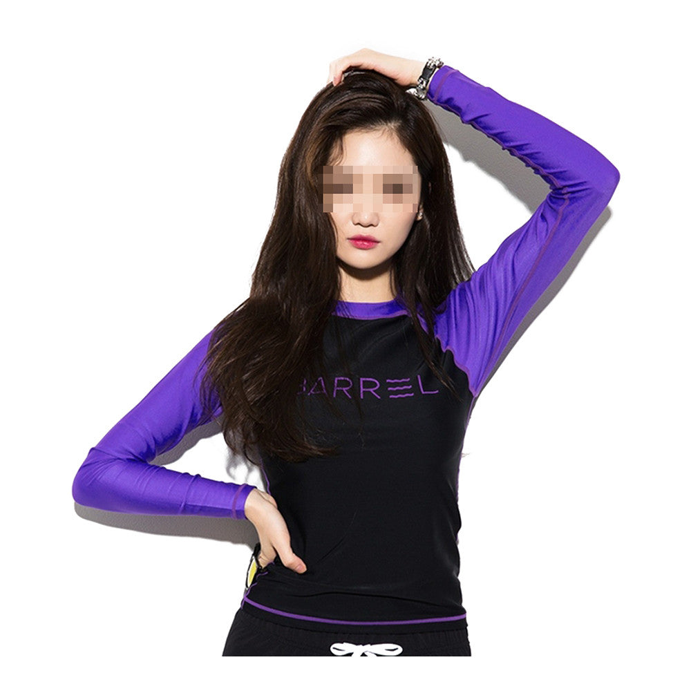 Woman Diving Suit Surfing Skinny Beach T Shirt    S