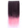 Gradient Ramp Five Cards Hair Extension Wig    dark brown to pink - Mega Save Wholesale & Retail