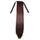 Colorful Long Straight Hair Horsetail Wig   dark brown pink 2M33HPINK2#