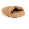 cat's house wram-keeping lamb wool slippers pet's house cat's sleeping bag utensil   brown S - Mega Save Wholesale & Retail - 1