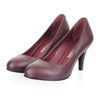 Plain Thin Shoes All-match High Heel Low-cut Round Last Plus Size  brown - Mega Save Wholesale & Retail - 1