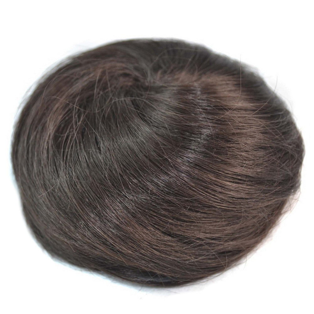 Wig Straight Hair Pack Bun Brown Black - Mega Save Wholesale & Retail - 1
