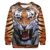 Womens Mens 3D Print Realistic Space Galaxy Animals Hoodie Sweatshirt Top Jumper tiger - Mega Save Wholesale & Retail