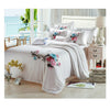 Silk ink and wash painting Duvet Quilt Cover Sets Bedding Cover set 1.5M/1.8M Bed 01 White - Mega Save Wholesale & Retail