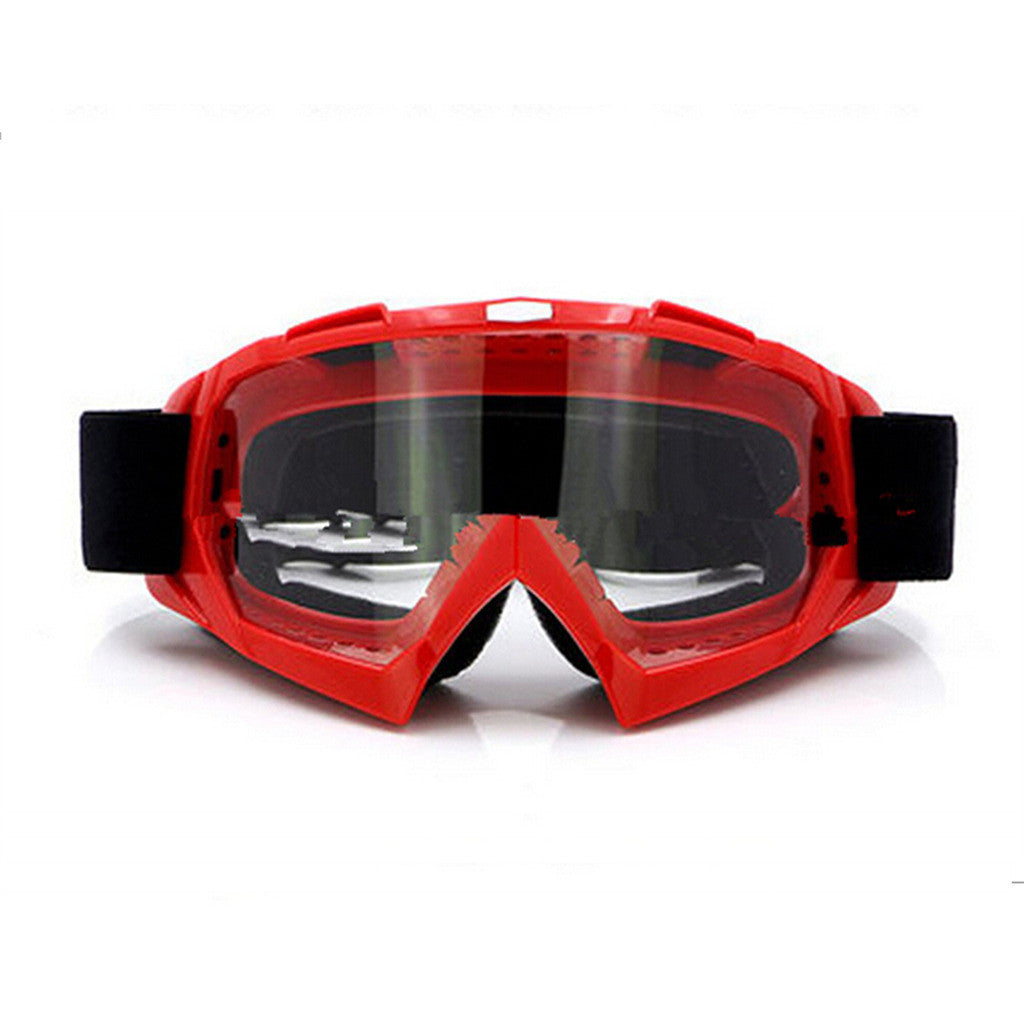 Adult Colourful double Lens Snow Ski Snowboard Goggles Motocross Anti-Fog Fashion Eye Protection Red Lucency - Mega Save Wholesale & Retail