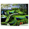 3D Animal Tiger Lion Wolf Queen King Size Bed Quilt/Duvet Sheet Cover 4PC Set Cotton Sanded - Mega Save Wholesale & Retail