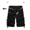 Men Shorts Casual Cargo Combat Camouflage Sports Pants     black - Mega Save Wholesale & Retail