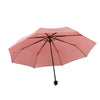 Pure Colour Folding Umbrella Compact Light weight Anti-UV Rain Sun Umbrella Black - Mega Save Wholesale & Retail - 10