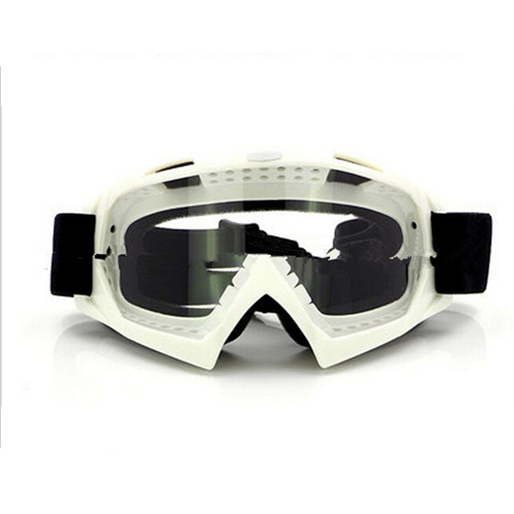 Adult Colourful double Lens Snow Ski Snowboard Goggles Motocross Anti-Fog Fashion Eye Protection White Lucency - Mega Save Wholesale & Retail