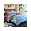 Bed Quilt Duvet Sheet Cover 4PC Set Upscale Cotton Sanded simple but elegant  015 - Mega Save Wholesale & Retail
