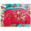 Bed Quilt Duvet Sheet Cover 4PC Set Upscale Cotton Sanded simple but elegant 1.8M 013 - Mega Save Wholesale & Retail