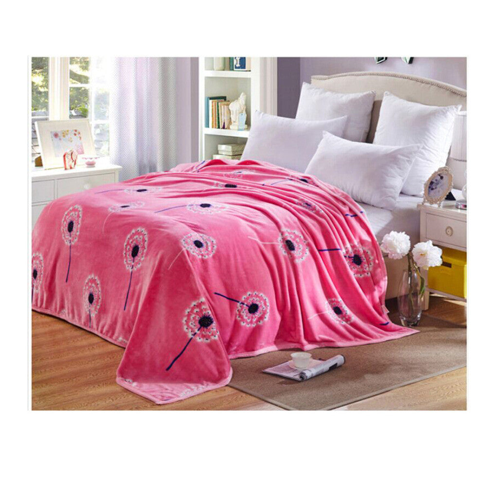 Cloud Mink Cashmere Thick Warm Blanket Flannel lBanket Gift Blanket Bunk Specials 200cm 10 - Mega Save Wholesale & Retail