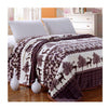 Two-side Blanket Bedding Throw Coral fleece Super Soft Warm Value 180cm 12 - Mega Save Wholesale & Retail