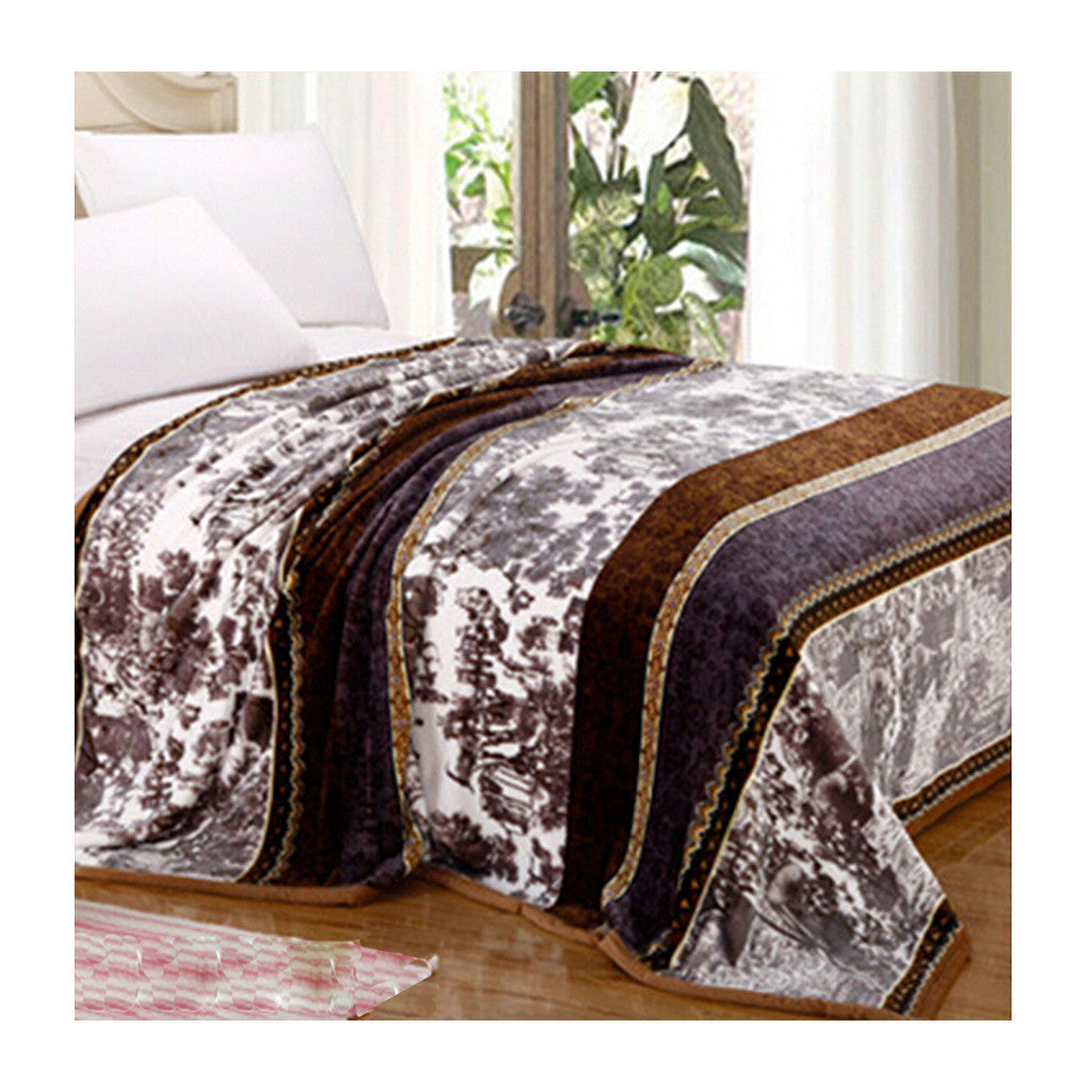 Two-side Blanket Bedding Throw Coral fleece Super Soft Warm Value  15 - Mega Save Wholesale & Retail