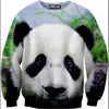 Womens Mens 3D Print Realistic Space Galaxy Animals Hoodie Sweatshirt Top Jumper panda - Mega Save Wholesale & Retail