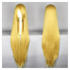 Women Fashion 100CM/39" Long straight Cosplay Fashion Wig heat resistant resistant Hair Full Wigs  Yellow - Mega Save Wholesale & Retail
