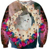 Womens Mens 3D Print Realistic Space Galaxy Animals Hoodie Sweatshirt Top Jumper The white cat - Mega Save Wholesale & Retail