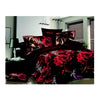 3D Flower Queen King Size Bed Quilt/Duvet Sheet Cover 4PC Set Cotton Sanded 017 - Mega Save Wholesale & Retail