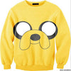 Womens Mens 3D Print Realistic Space Galaxy Animals Hoodie Sweatshirt Top Jumper Yellow dog - Mega Save Wholesale & Retail