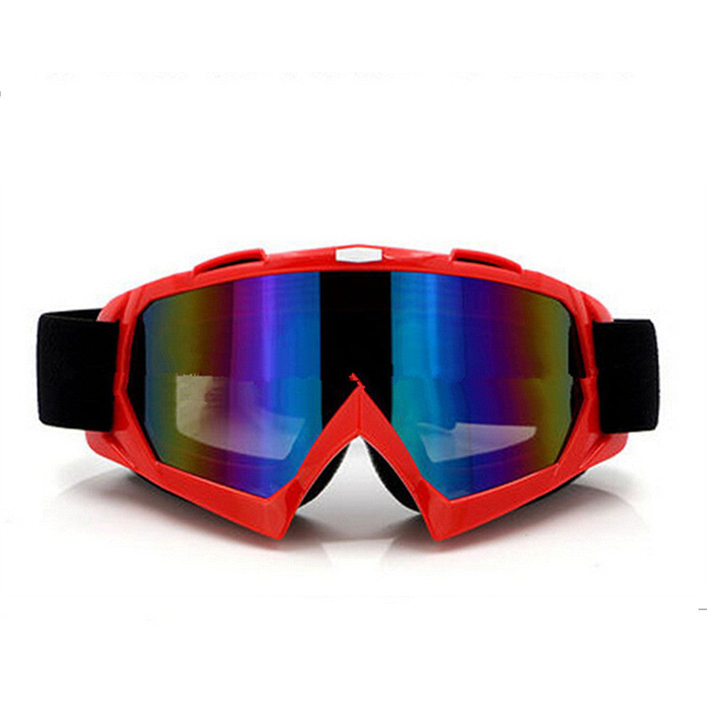 Adult Colourful double Lens Snow Ski Snowboard Goggles Motocross Anti-Fog Fashion Eye Protection Red Colour - Mega Save Wholesale & Retail