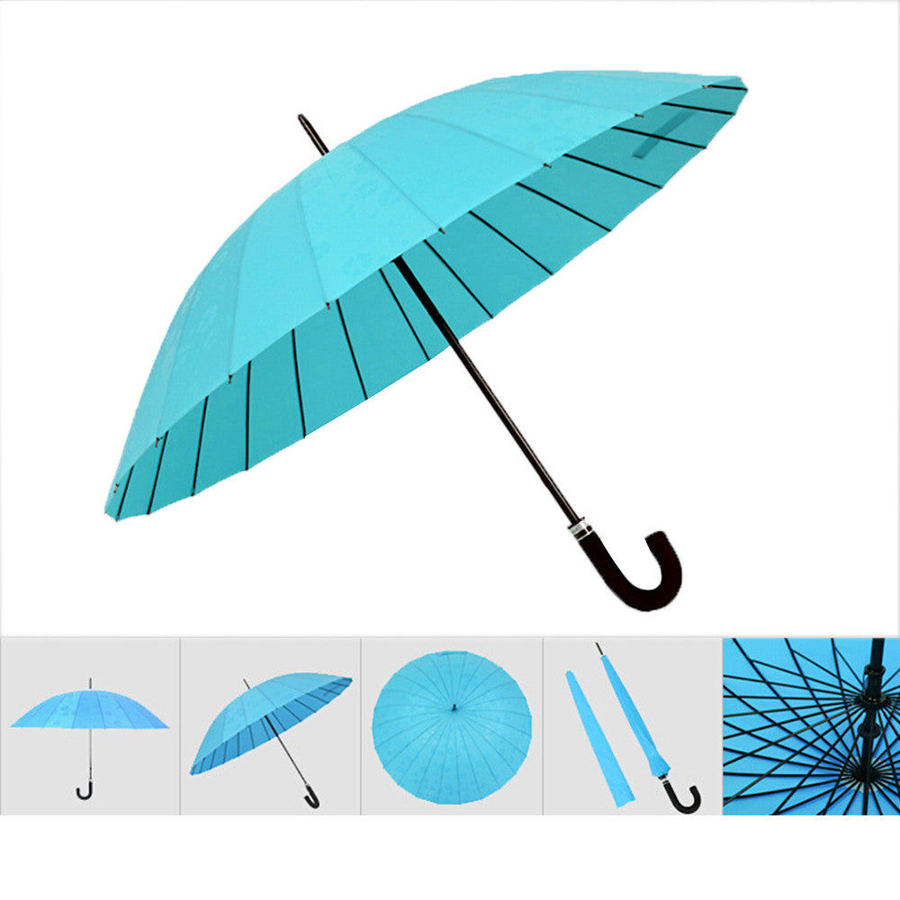 Fashion umbrella Water Activated Flower appeared once wet Windproof Princess Novelty Umbrella Black - Mega Save Wholesale & Retail - 10