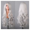 Women New Fashion Women Girl 80cm Wavy Curly Long Hair Full Cosplay Party Sexy Lolita wig  silver grey - Mega Save Wholesale & Retail