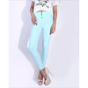 Women Skinny High Waist Leggings Stretchy Sexy Pants Pencil Jeggings Hot sale One size Light blue - Mega Save Wholesale & Retail