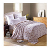 Clipped Pattern Blanket Bedding Throw Fleece Super Soft Warm Value camel 180 - Mega Save Wholesale & Retail
