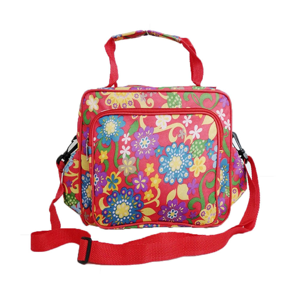 Factory direct outdoor picnic cooler bag picnic bag Korean fashion color picnic cooler bag Red - Mega Save Wholesale & Retail - 1