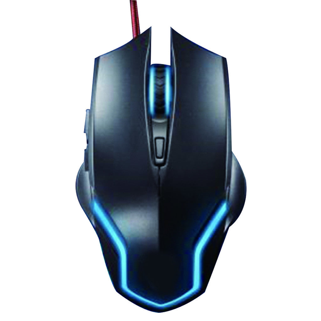 Emitting gaming mouse F61 notebook desktop mouse licensed cafe Cable year replacement ADS Black - Mega Save Wholesale & Retail - 1