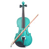 Student Acoustic Violin Full 3/4 Maple Spruce with Case Bow Rosin Green Color - Mega Save Wholesale & Retail