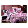 3D Flower Queen King Size Bed Quilt/Duvet Sheet Cover 4PC Set Cotton Sanded 007 - Mega Save Wholesale & Retail