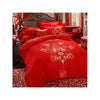 Bed Quilt Duvet Sheet Cover 4PC Set Upscale Cotton Sanded simple but elegant  017 - Mega Save Wholesale & Retail