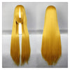 Women Fashion 100CM/39" Long straight Cosplay Fashion Wig heat resistant resistant Hair Full Wigs  golden - Mega Save Wholesale & Retail