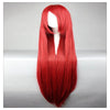 Women Fashion 100CM/39" Long straight Cosplay Fashion Wig heat resistant resistant Hair Full Wigs  bright red - Mega Save Wholesale & Retail